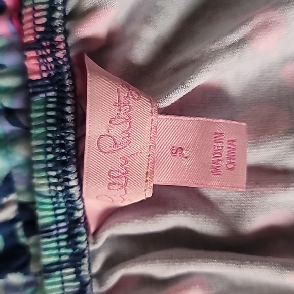 LILLY PULITZER Gypsea Girl Deep Indigo Lana Skort Romper. Small - Picture 14 of 14